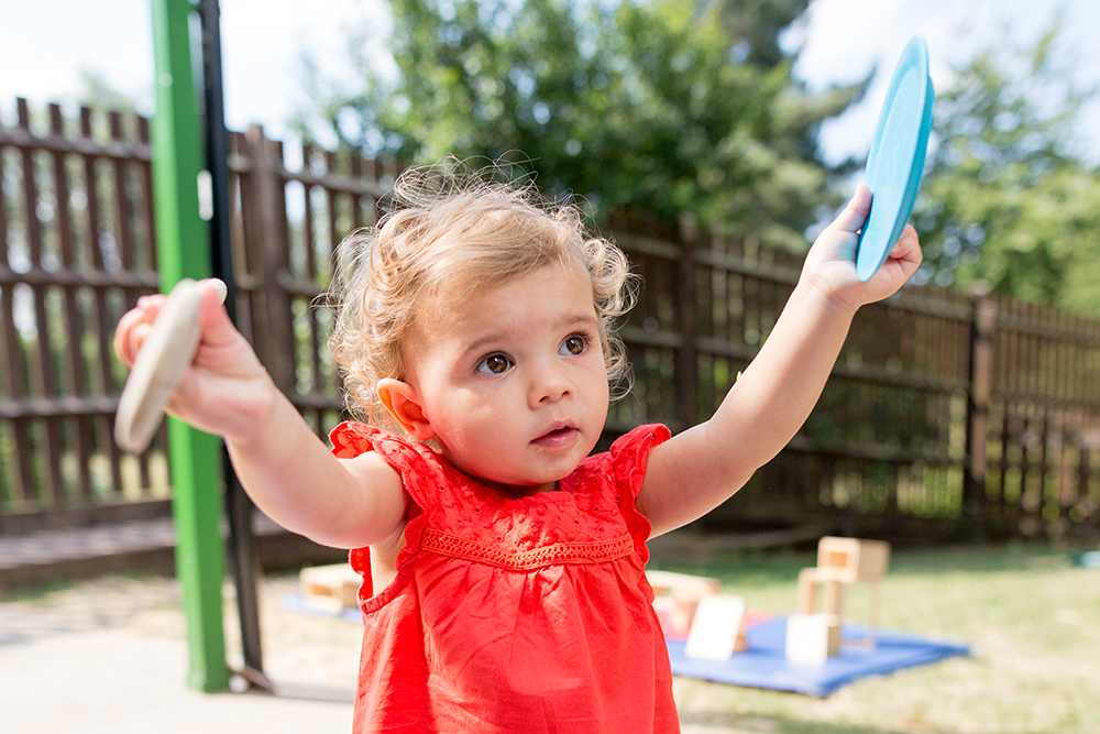 finding objects in the garden