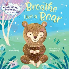 breath like a bear book cover with bear meditating