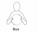 Sign Along with Makaton wheels on the bus - bus