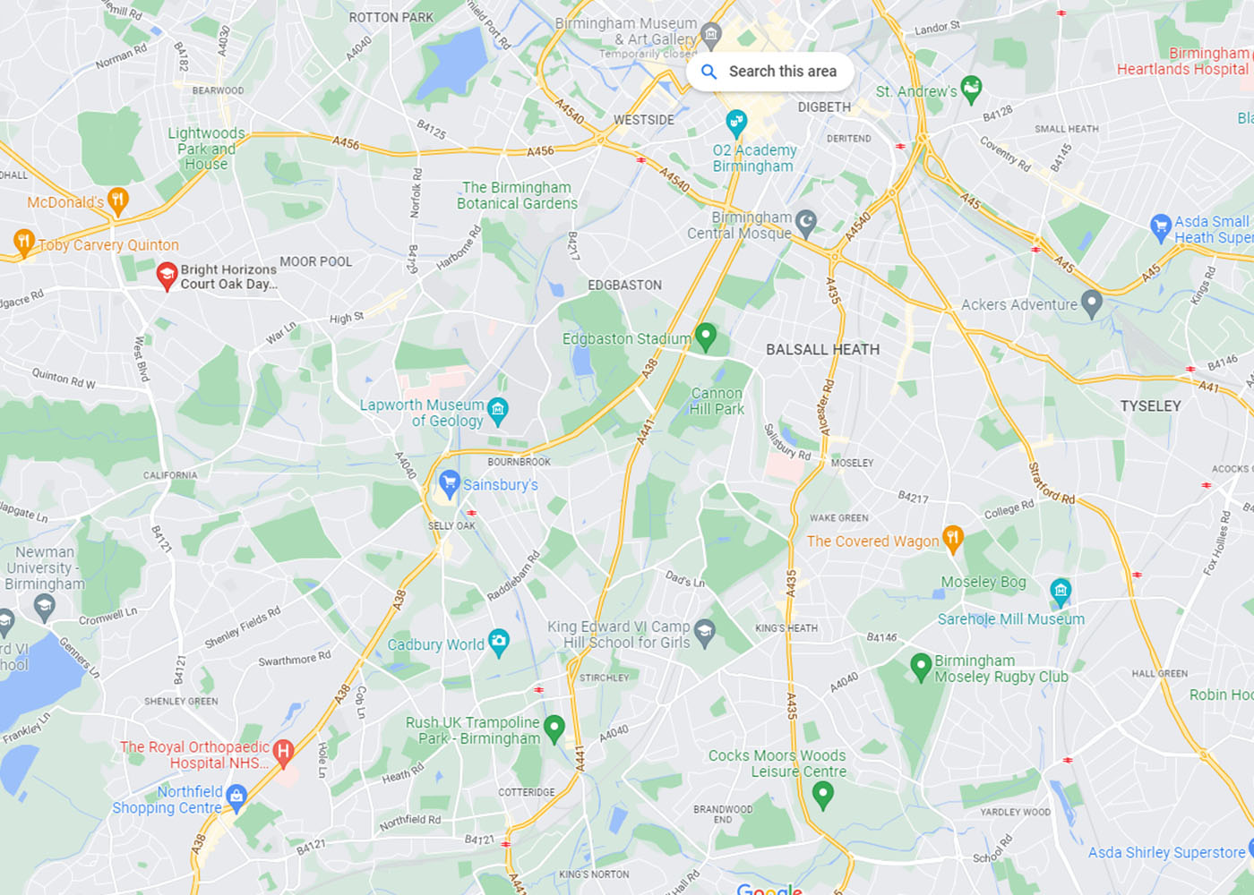 Day Nurseries and Preschools in Birmingham