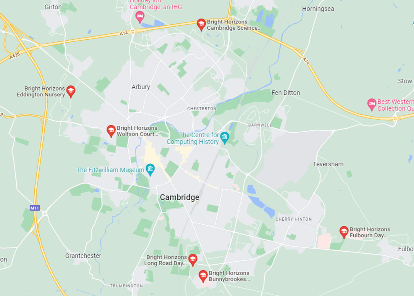 Cambridge Day Nurseries and Preschools