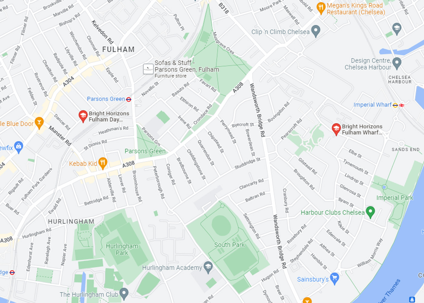 Day Nurseries and Preschools in Fulham