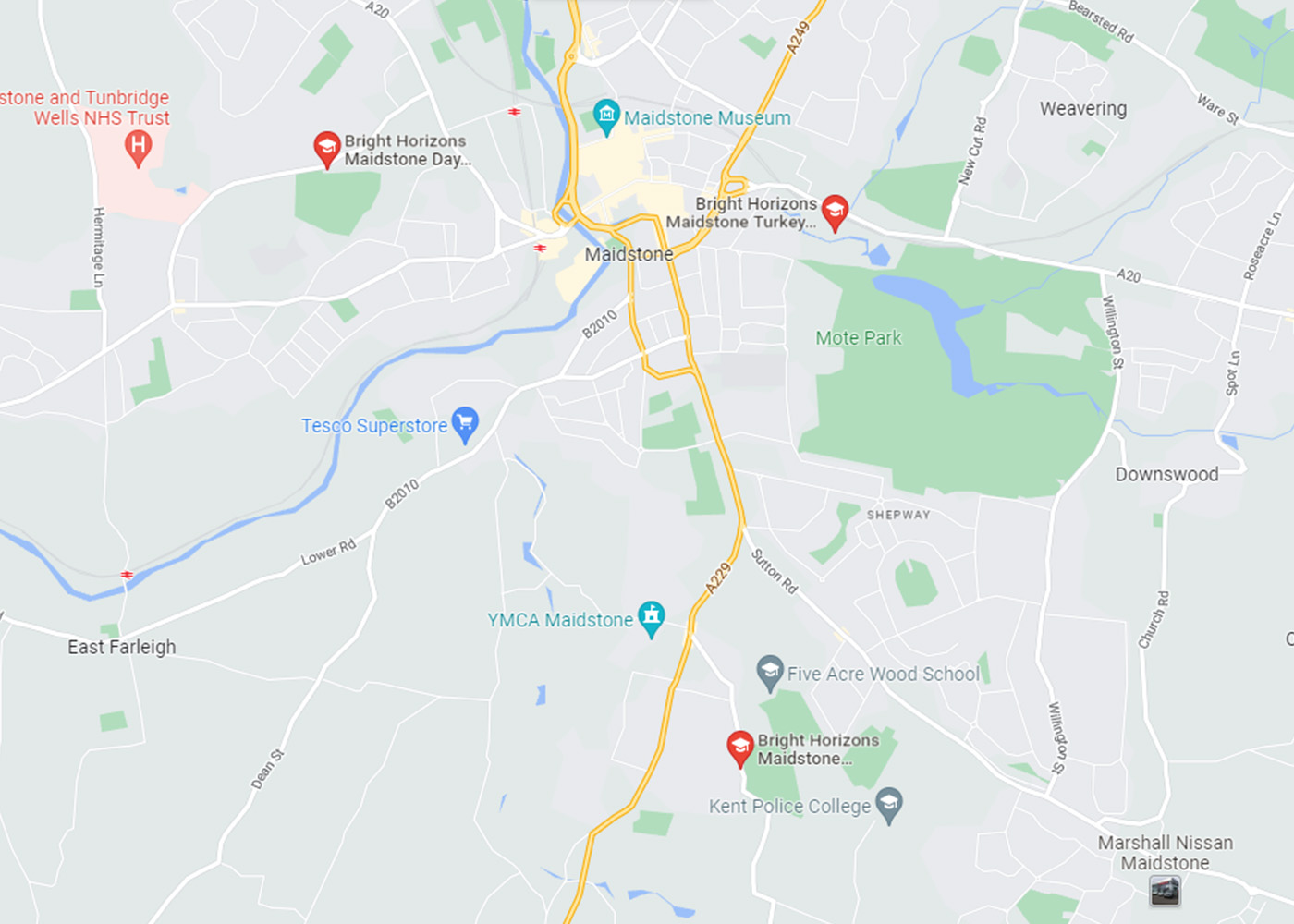 Day Nurseries and Preschools in Maidstone