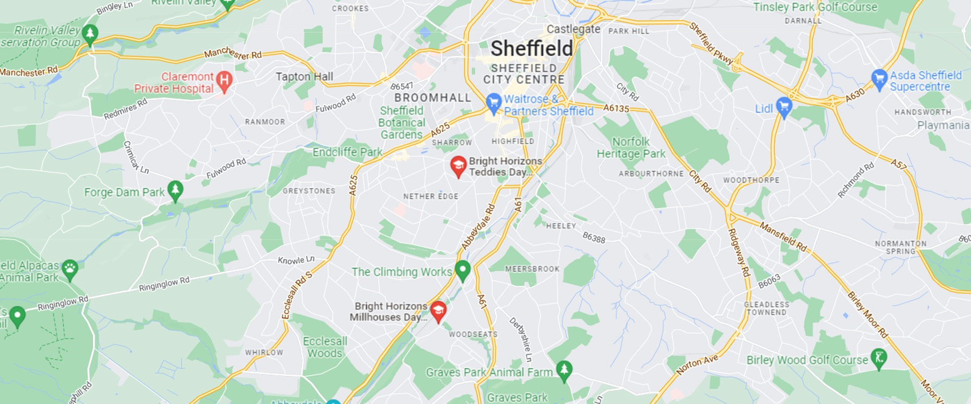 Day Nurseries and Preschools in Sheffield
