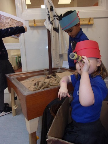 Bolton nursery children take part in treasure hunt
