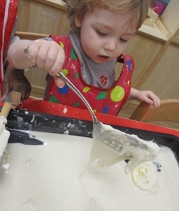 Bracknell nursery children celebrate Pancake Day