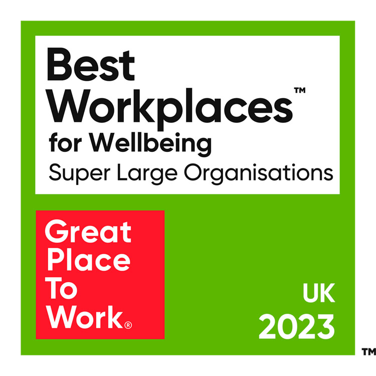 Great Place To Work 2023 - Best Workplaces for Wellbeing - Super Large Organisations