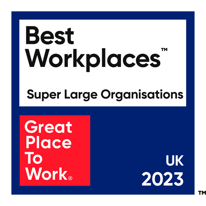 UK’s Best Workplaces™ (2023) today by Great Place to Work
