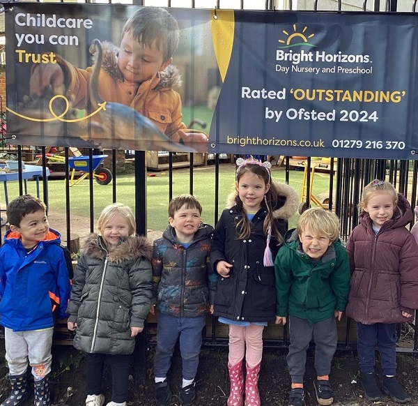 Nursery in Sawbridgeworth achieves first Outstanding status in Ofsted report.