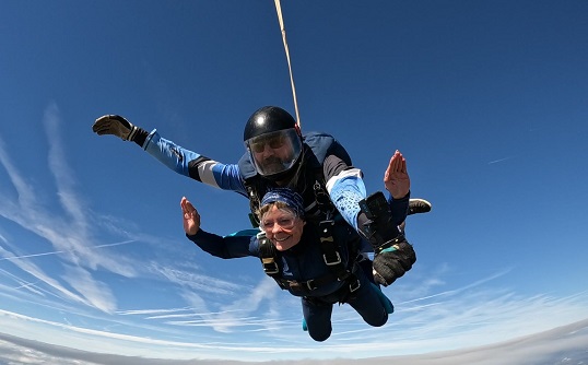 HR Director from Kent Skydived 12,000ft for a Good Cause