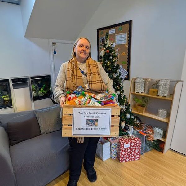 Bright Horizons Trafford Day Nursery and Pre-School Supports Trafford North Food Bank