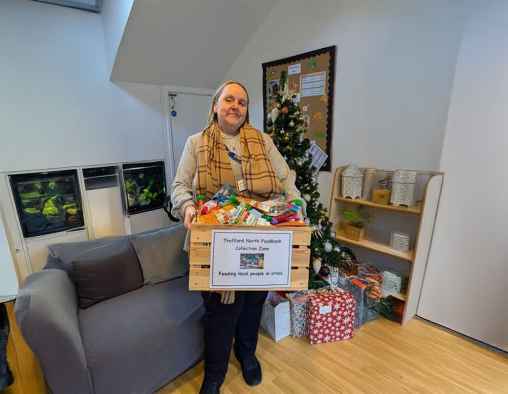 Bright Horizons Trafford Day Nursery and Pre-School Supports Trafford North Food Bank