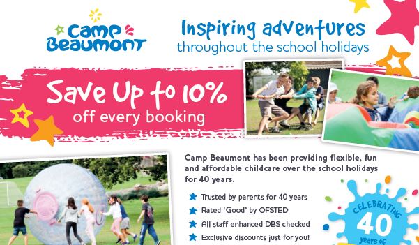 Camp Beaumont 2020 flyer