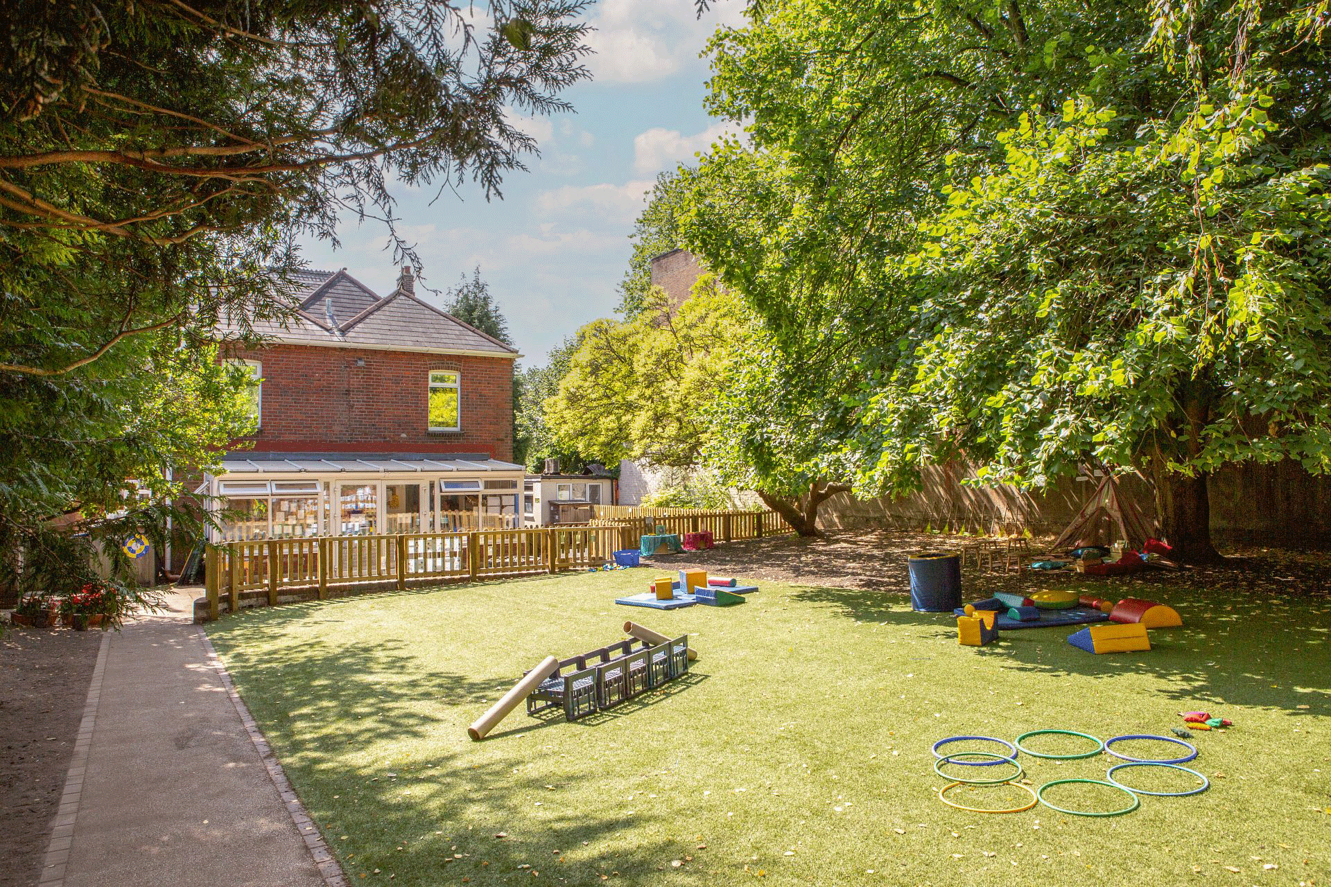Bright Horizons Portwood Day Nursery and Preschool - large garden