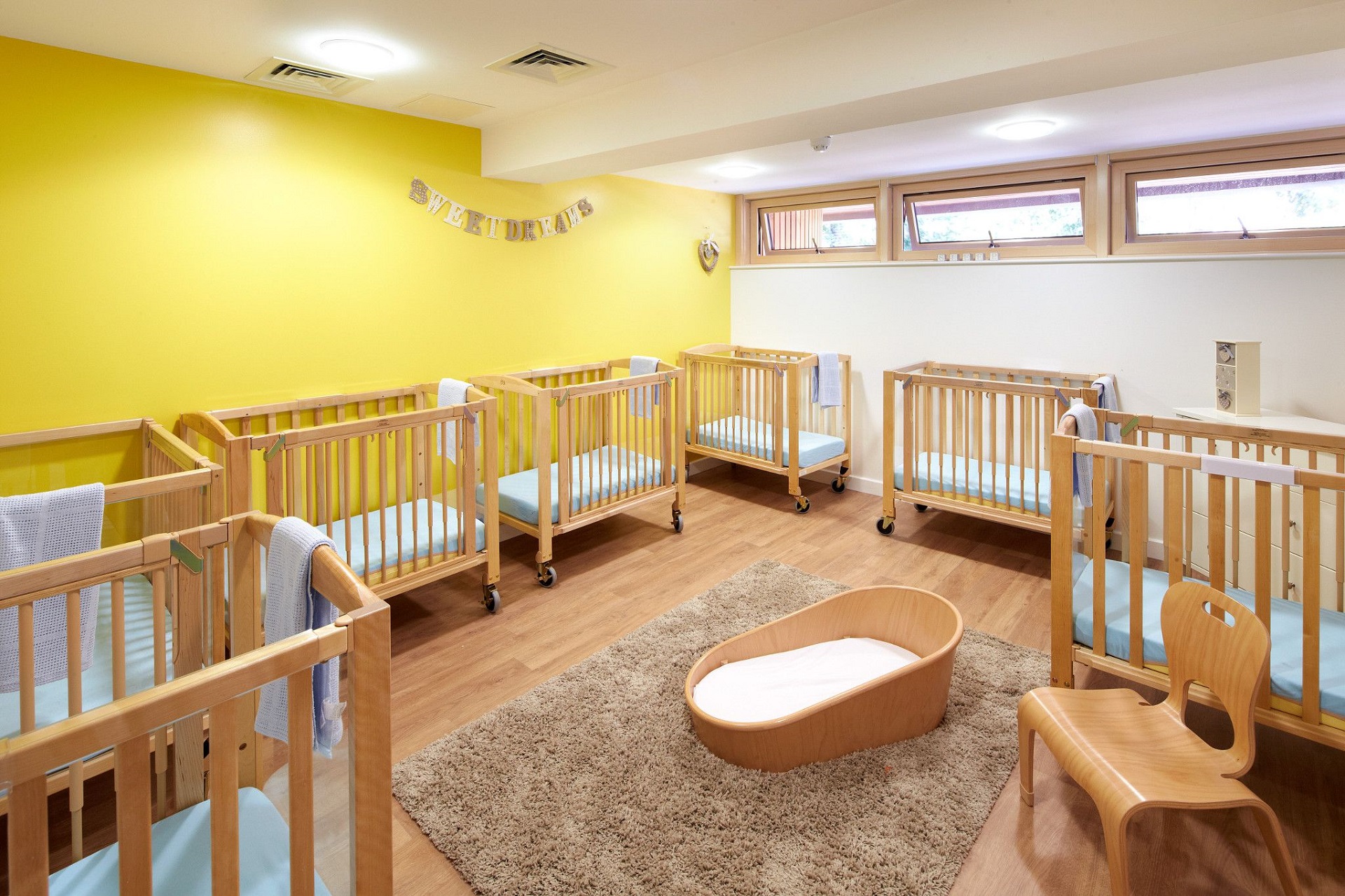 Bright Horizons Clapham Day Nursery baby sleep room