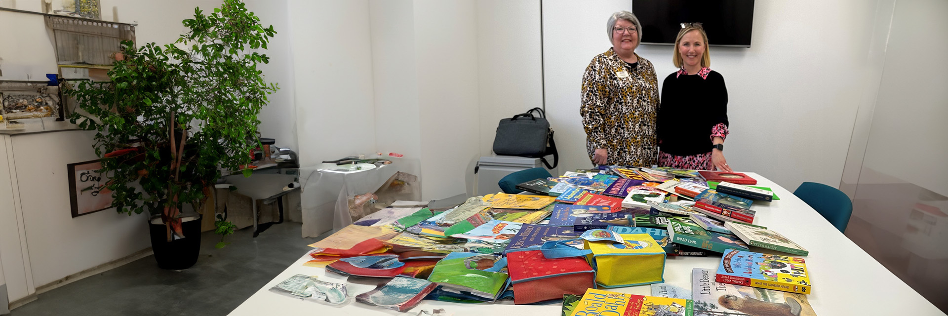 100 Children Books Donated To Domestic Abuse Charity In Northampton