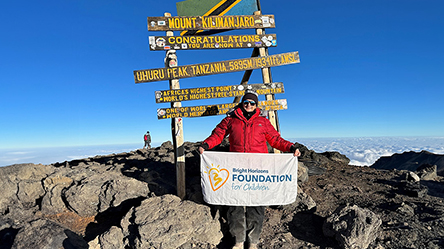 nursery manager completes seven day trek to kilimanjaro