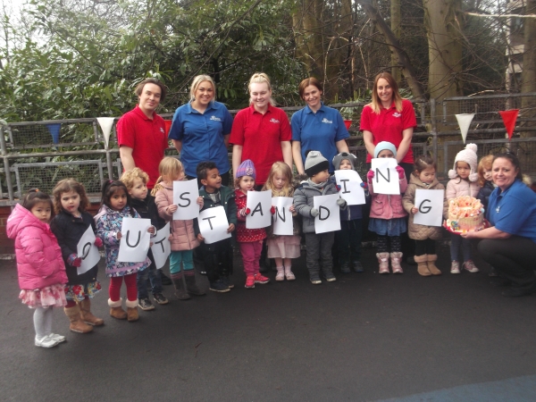 Didsbury Day Nursery and Preschool celebrate achieving Outstanding in their latest Ofsted inspection