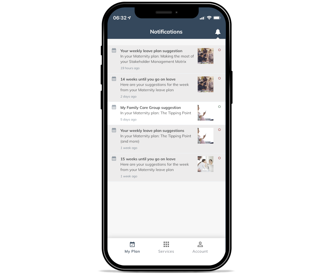 Parental Leave Toolkit - Notifications