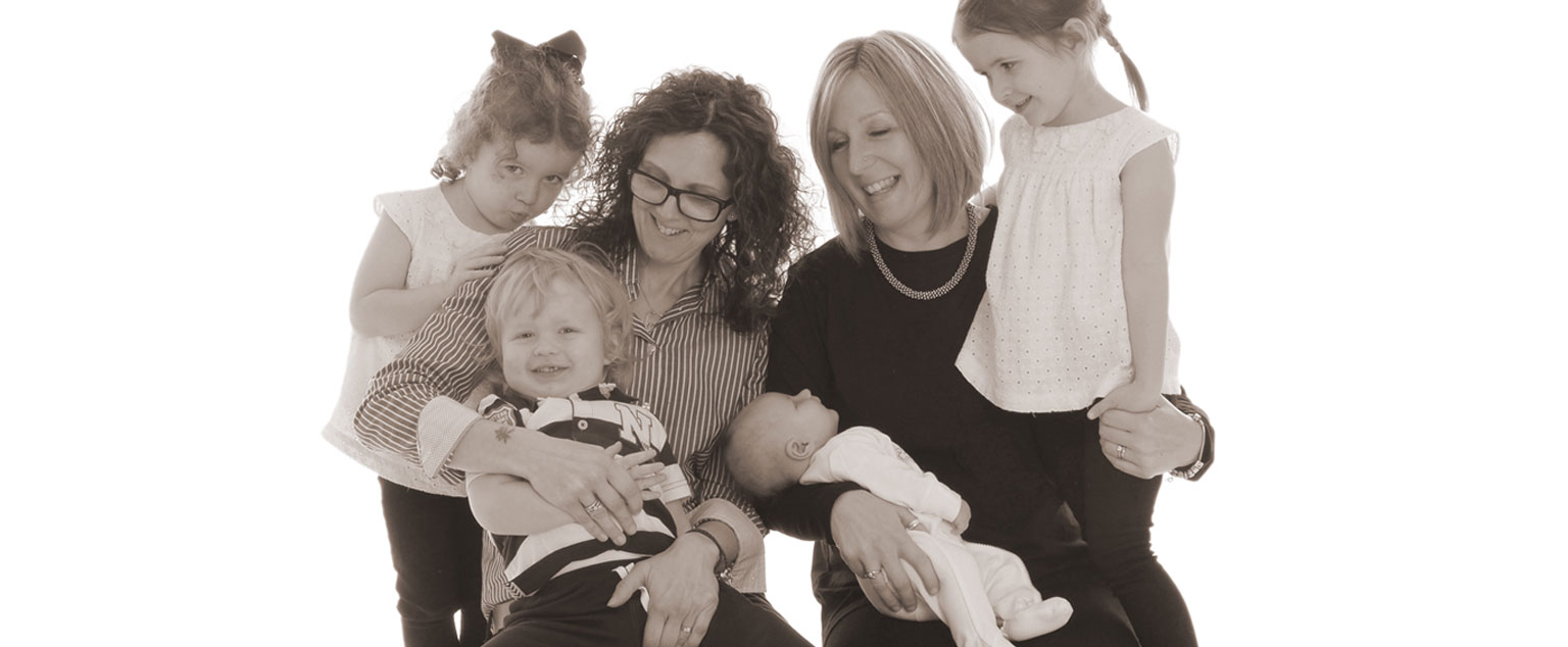 Four Kids, Two Mums - and One Happy Family