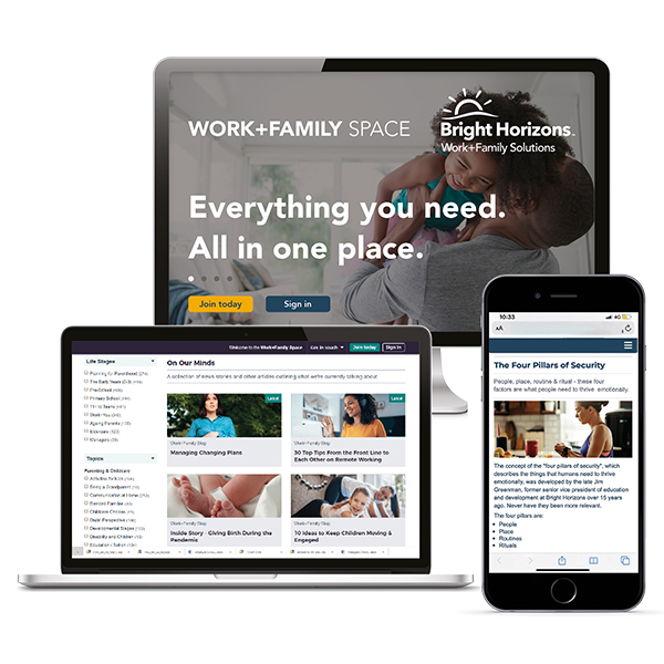 Bright Horizons Work+Family Space - Why it matters